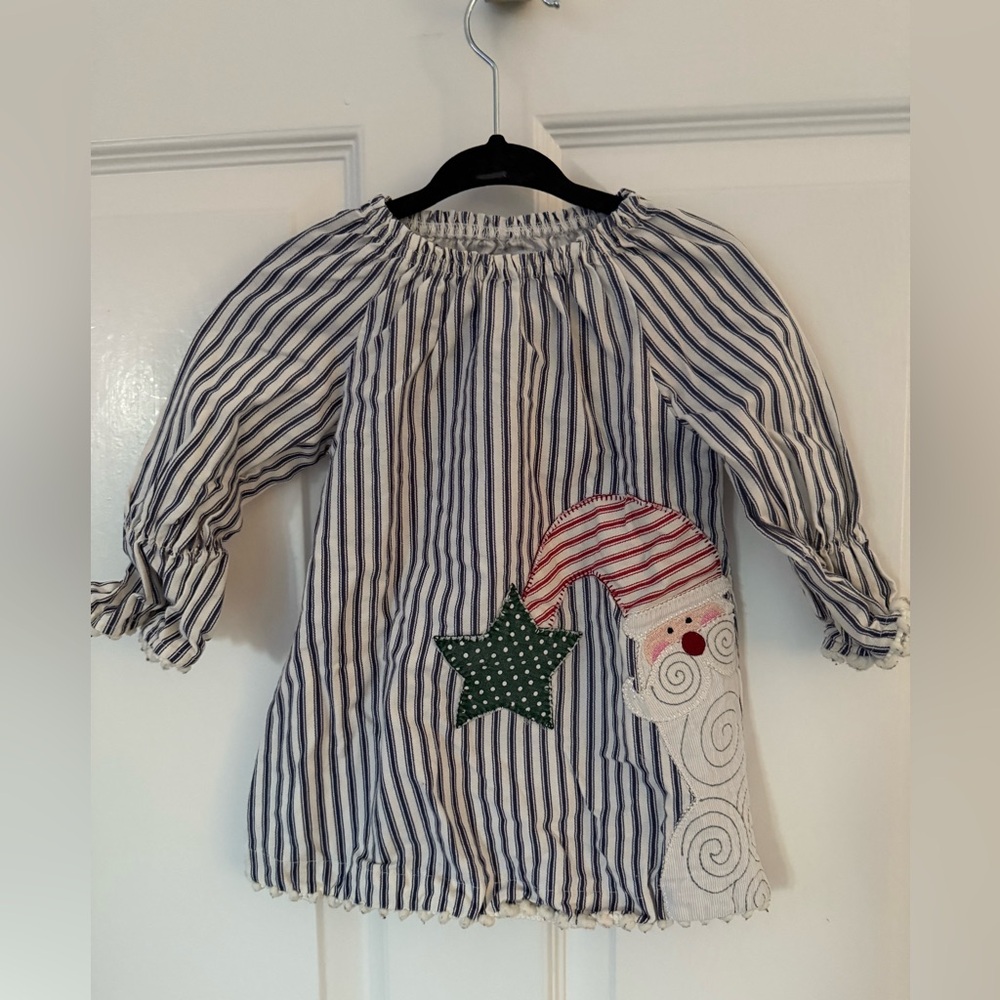Mudpie 9/12m Santa dress